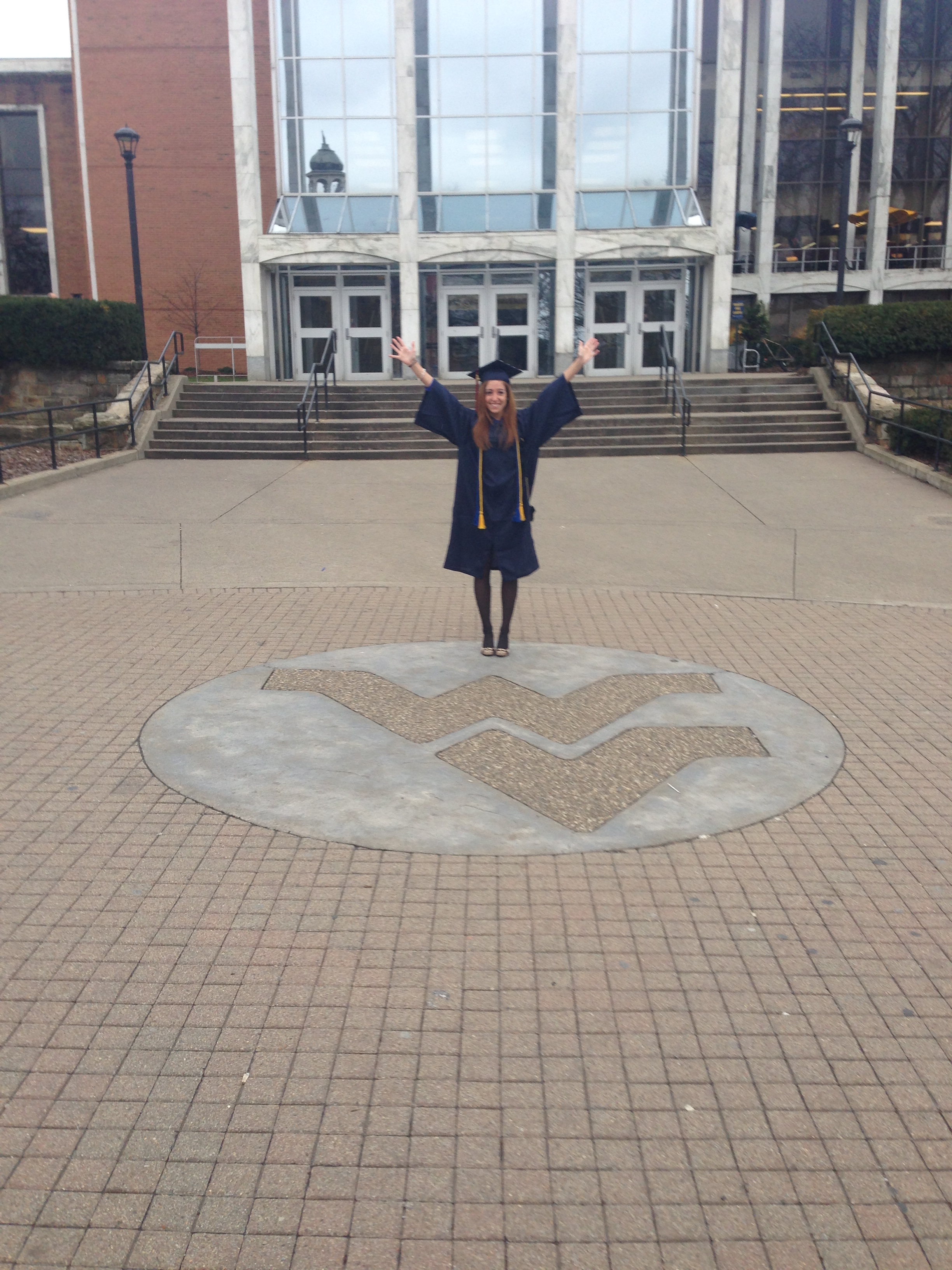 Graduating at West Virginia University