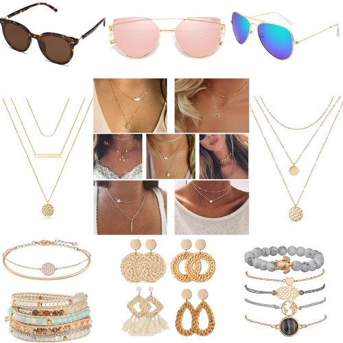 Accessories to wear at the beach | Beach Vacation Packing Guide