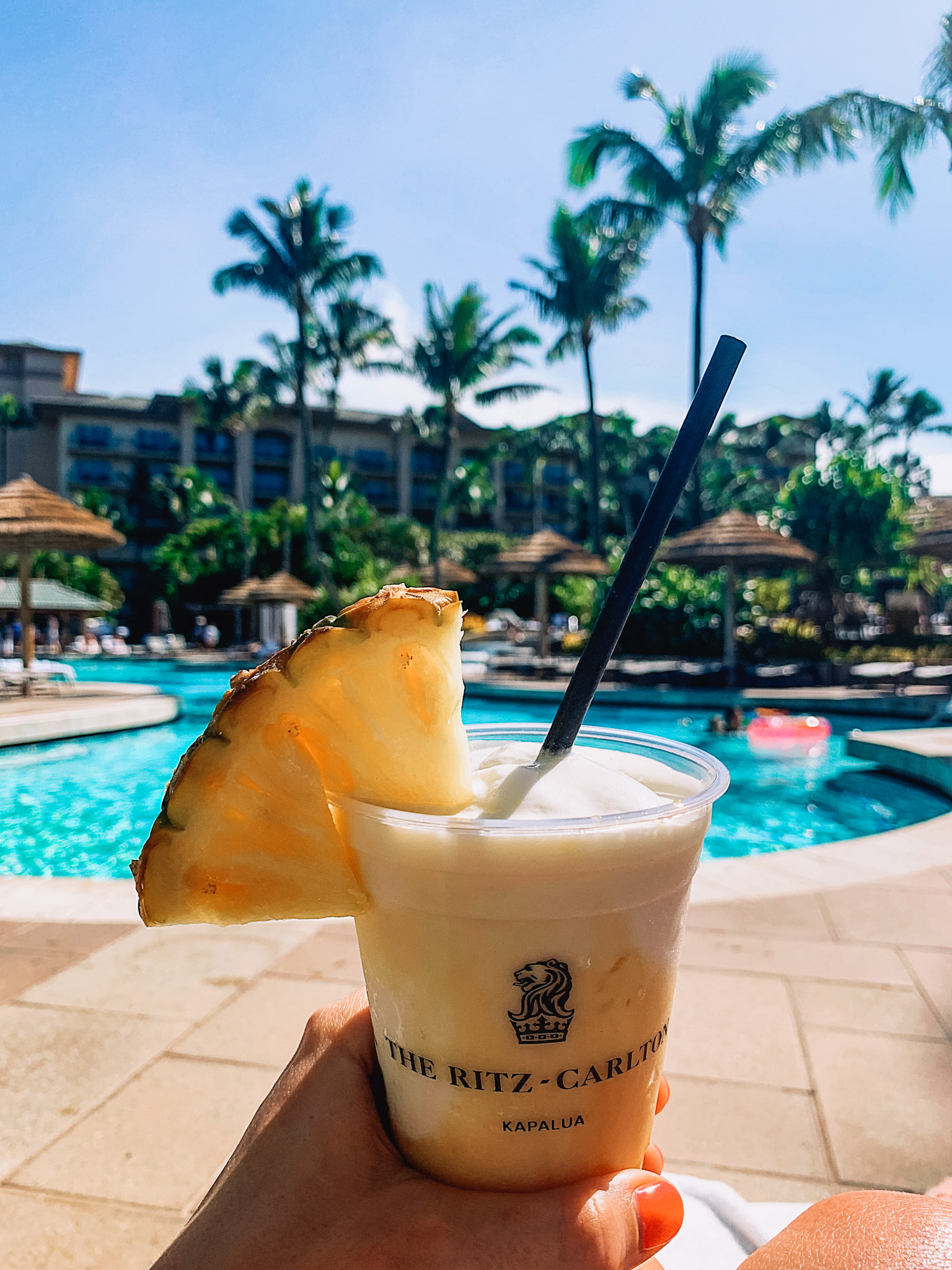The Ritz-Carlton Kapalua Pineapple drink