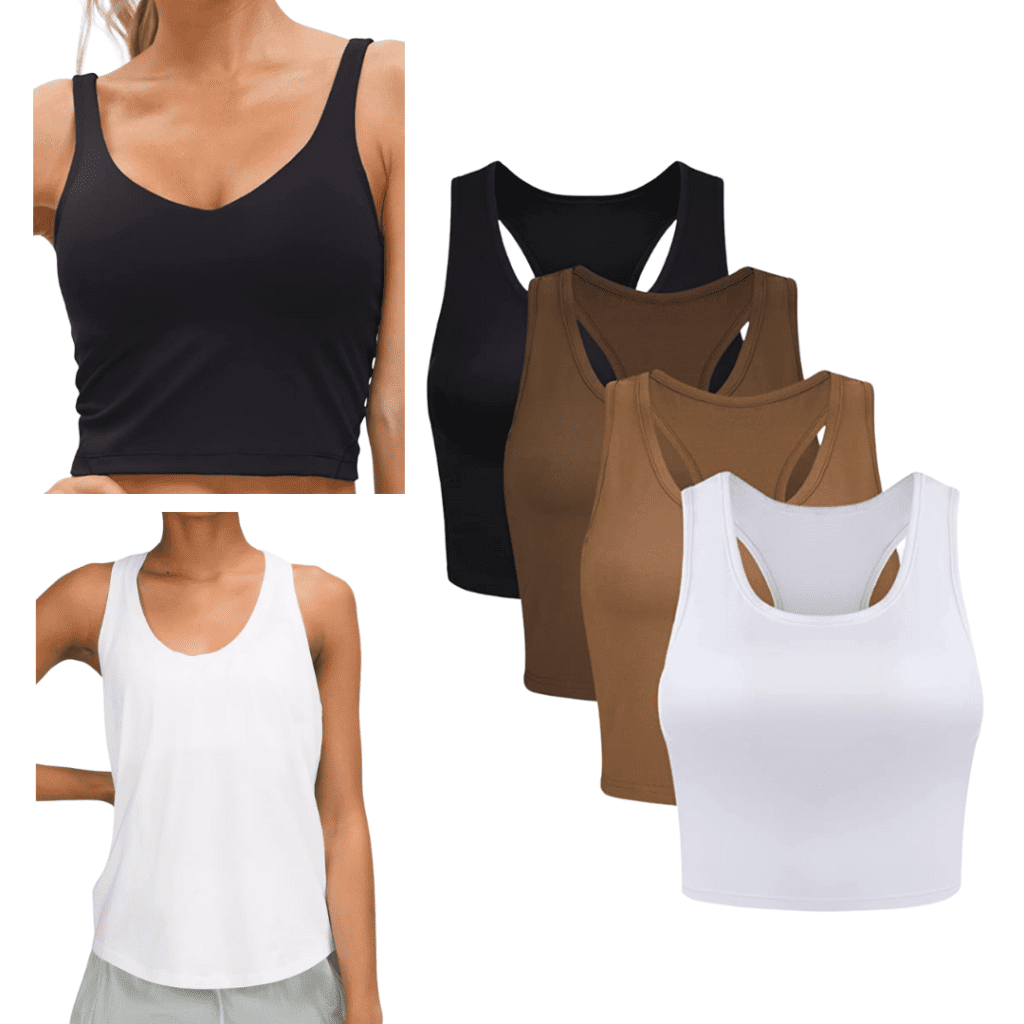Tank tops for travel